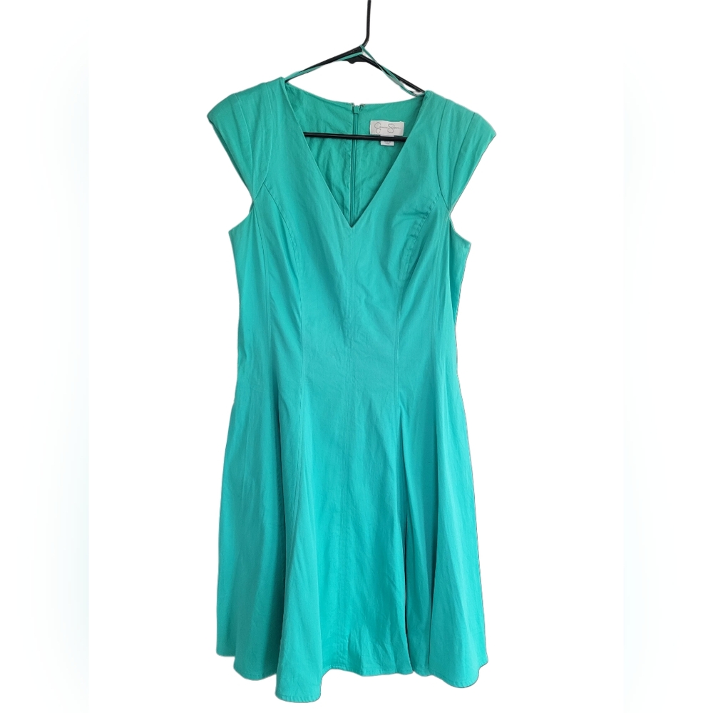 Jessica Simpson Aqua Midi Dress